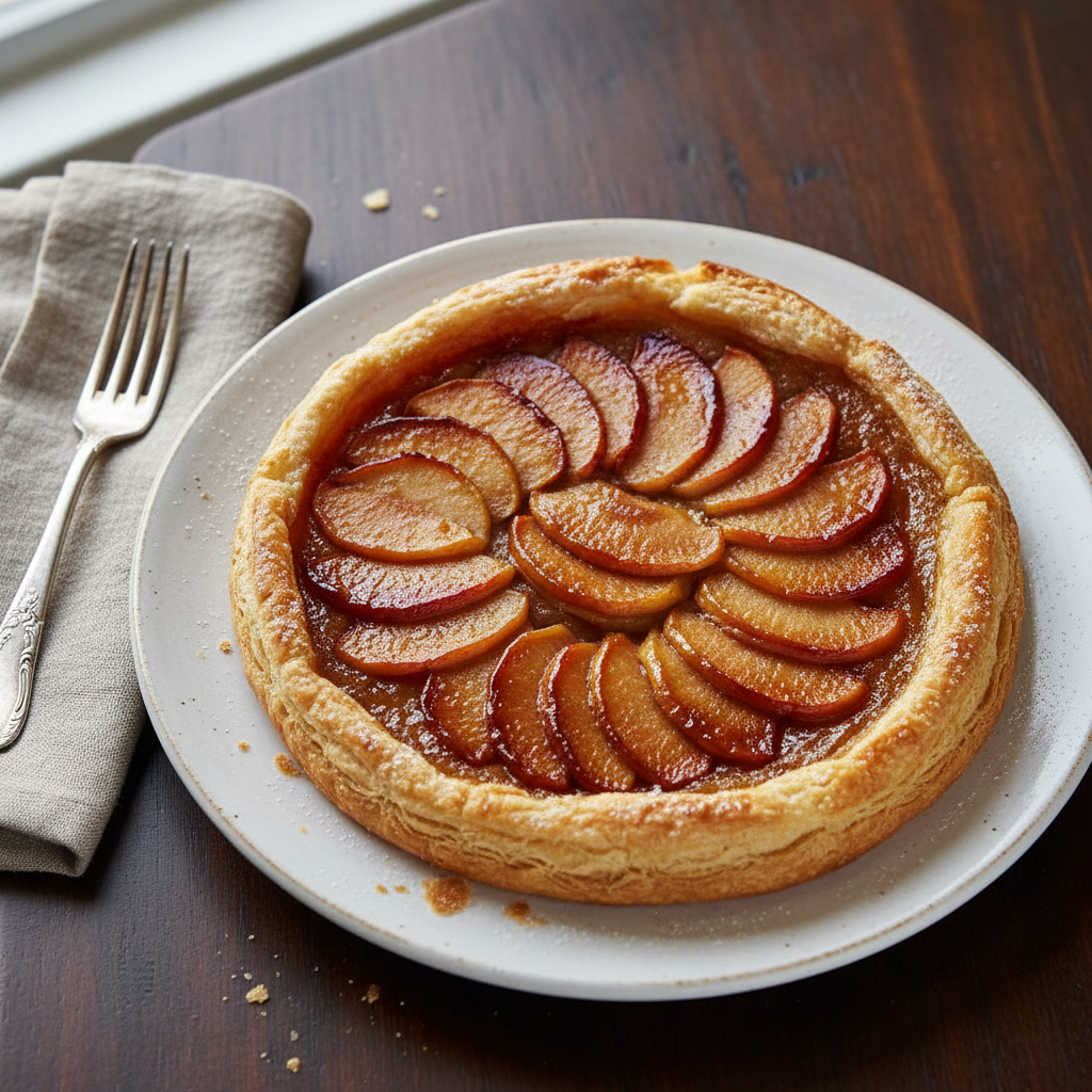 Classic Tarte Tatin (Apple) — French recipe featuring Puff pastry