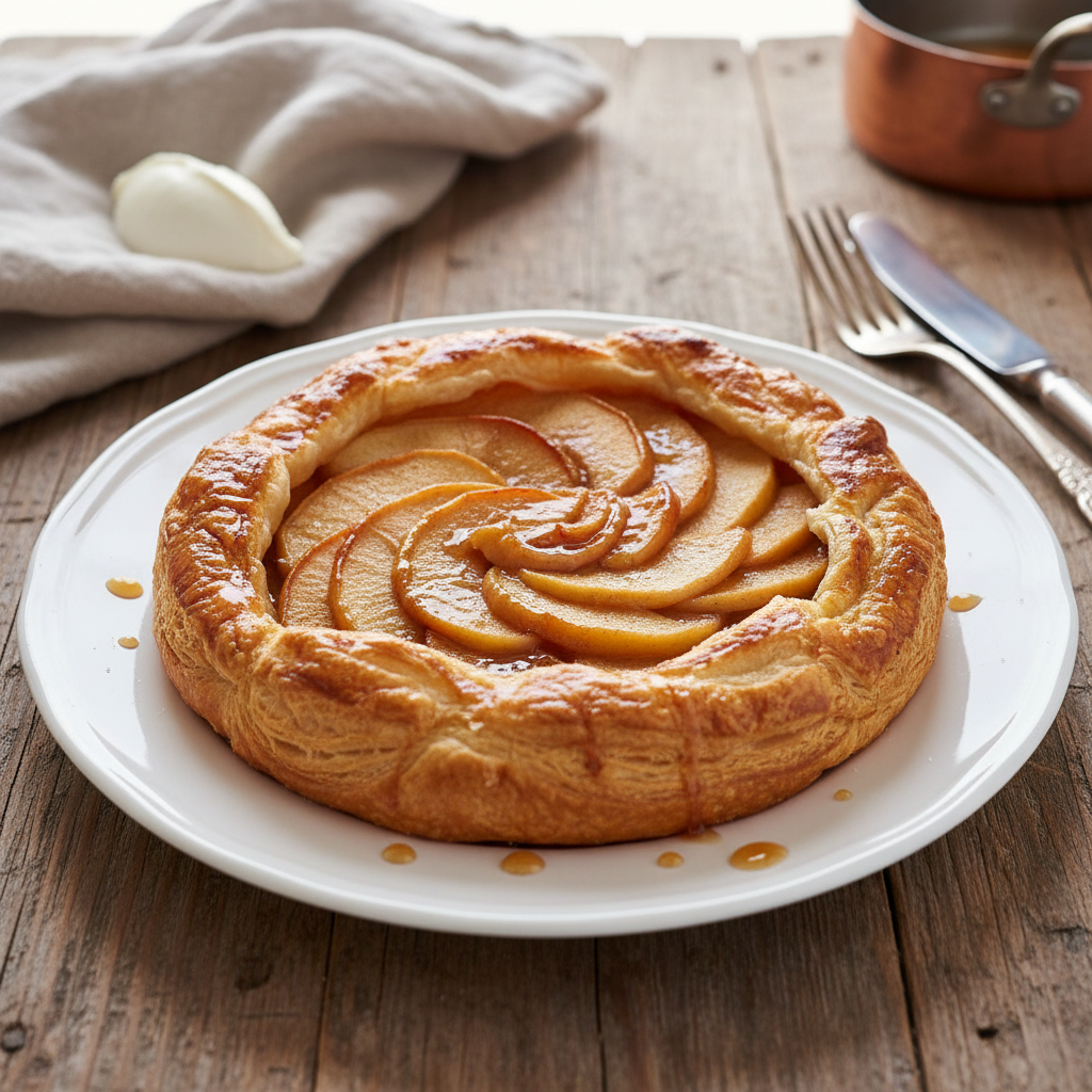 Classic Tarte Tatin with Caramelized Apples — French recipe featuring All-Butter Puff Pastry